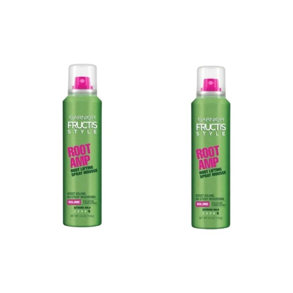 Garnier Fructis Root Amp Root Lifting Spray Mousse, 5 oz PACK OF 2 2 pcs